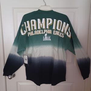 Philadelphia Eagles Championship Ombre Long Sleeve Women's Shirt